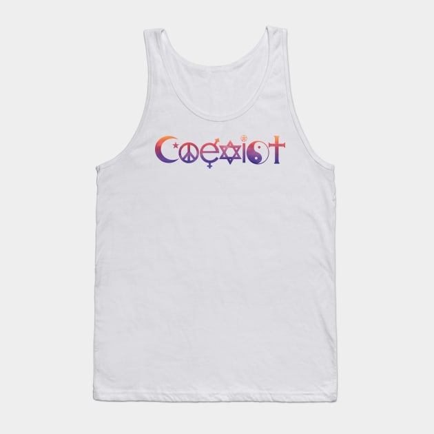 Coexist Tank Top by hcohen2000